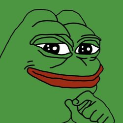 The $PEPE memecoin logo. Launched April 2023; market capitalization above $11 billion at its December 2024 peak.